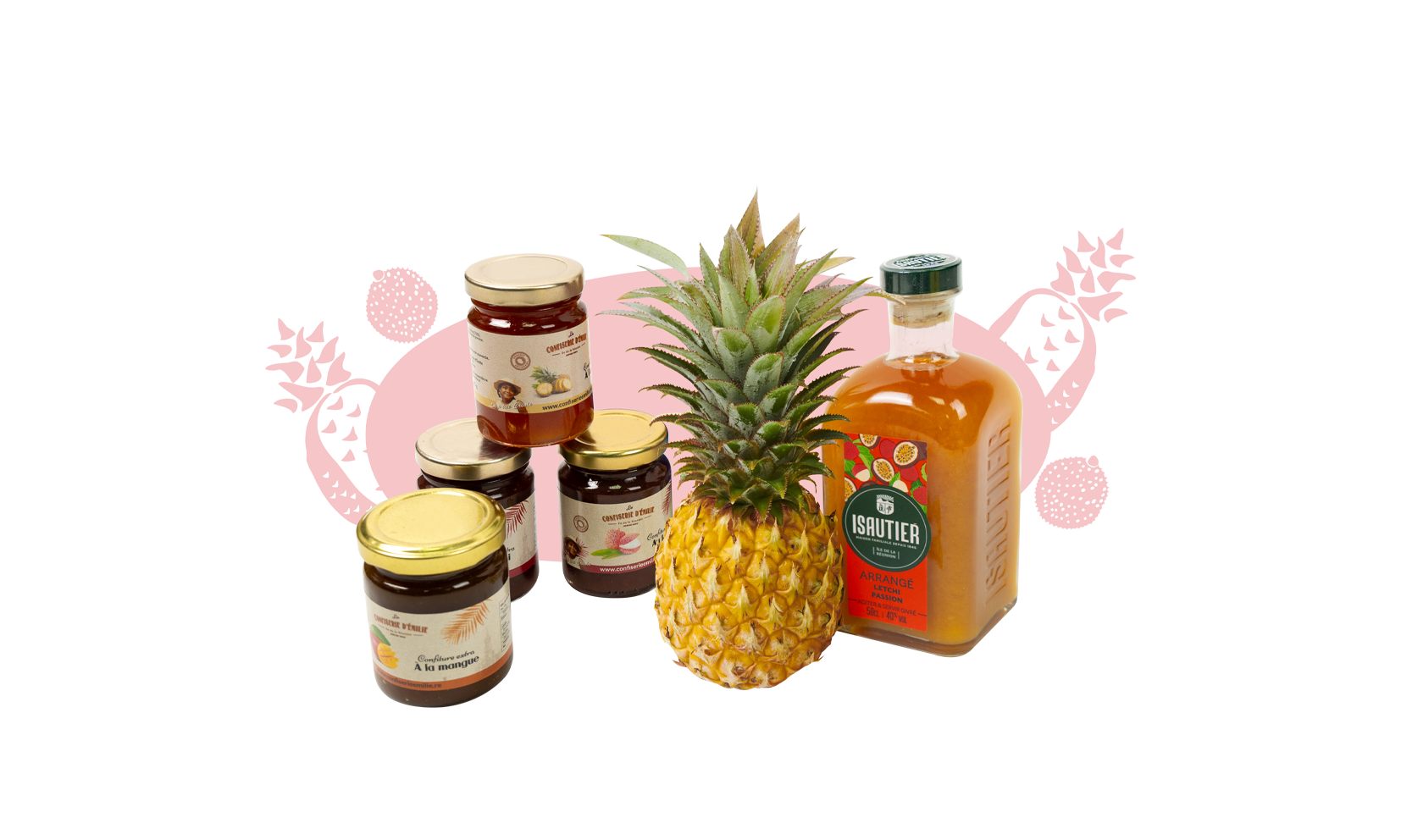 DUO ANANAS EXOTIQUE